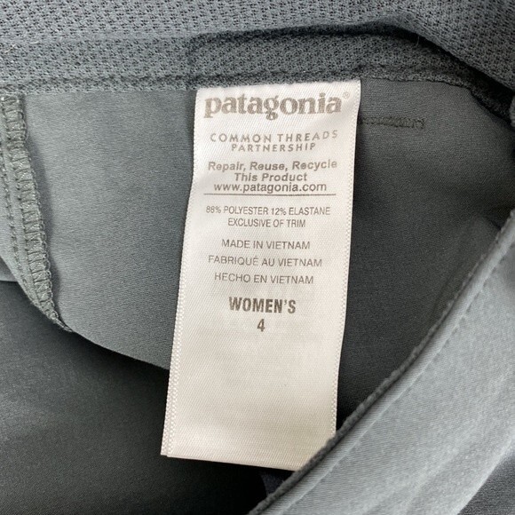 Patagonia Women's Gray Cargo Utility Outdoor Pants 4 - Picture 8 of 10